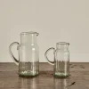 Ribbed Glass Pitcher (Multiple Sizes)*NICKEY KEHOE Best