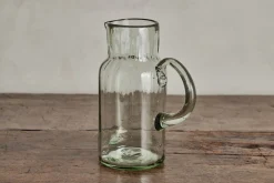 Ribbed Glass Pitcher (Multiple Sizes)*NICKEY KEHOE Best