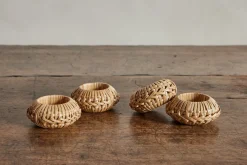 Round Bamboo Napkin Rings*NICKEY KEHOE Discount