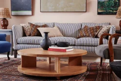 Round Shelf Coffee Table*NICKEY KEHOE Sale