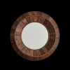 Round Wood Mirror*VINTAGE New