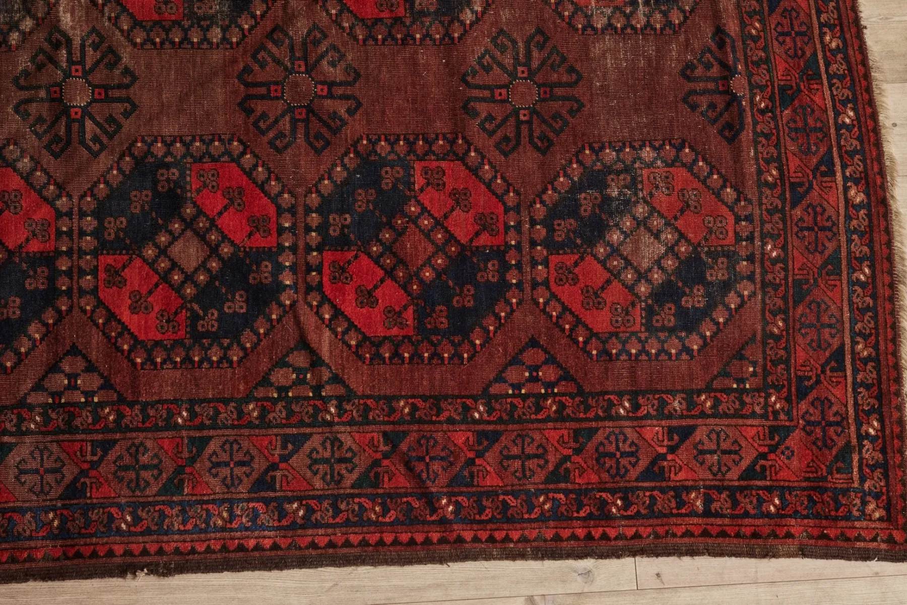 1930s Ersari Rug 8 x 9’11*VINTAGE Best