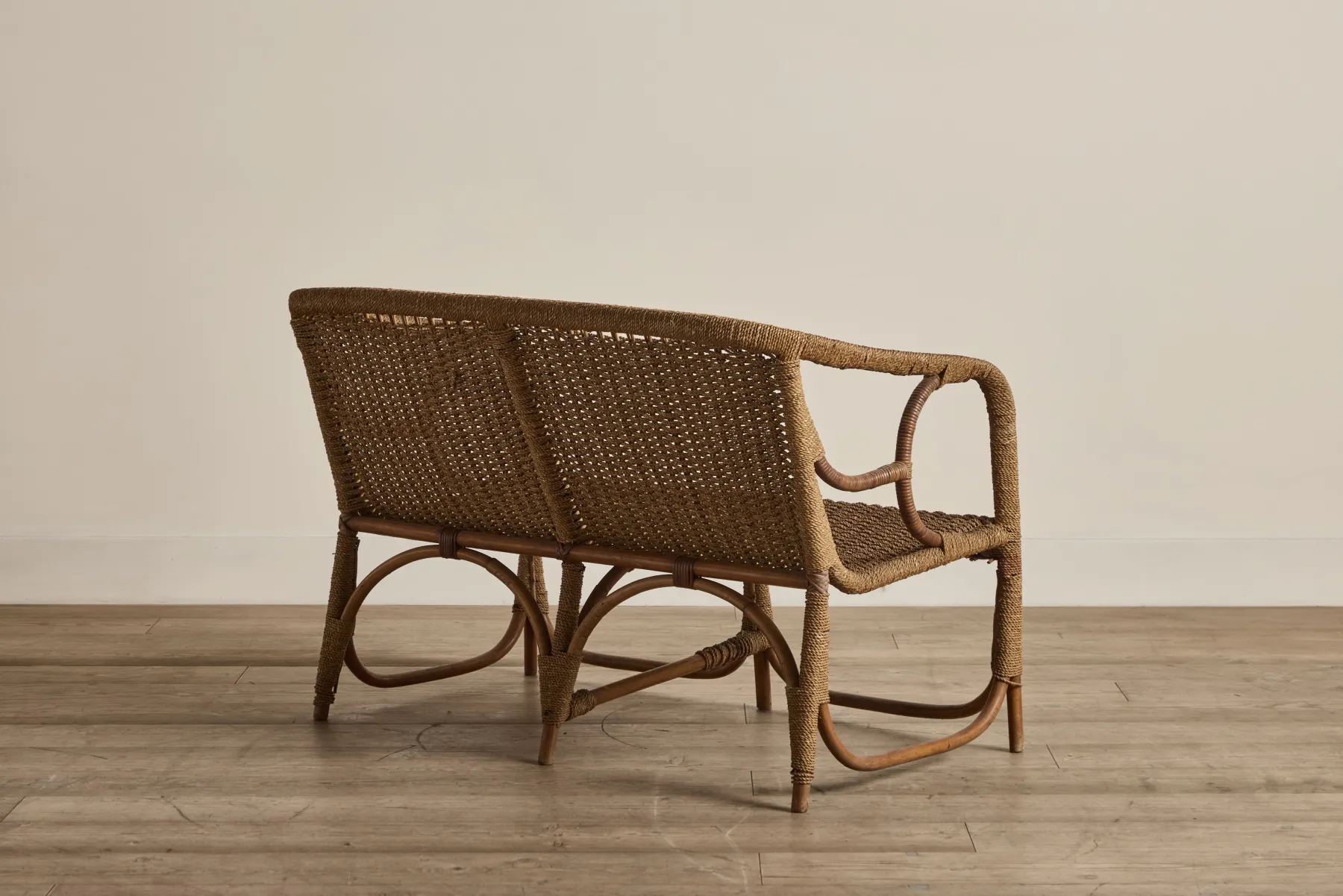 1960s Rattan Settee*VINTAGE Online