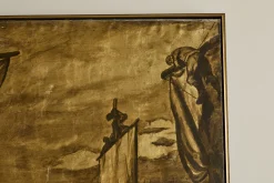 Ship Scene Painting No.3*VINTAGE New