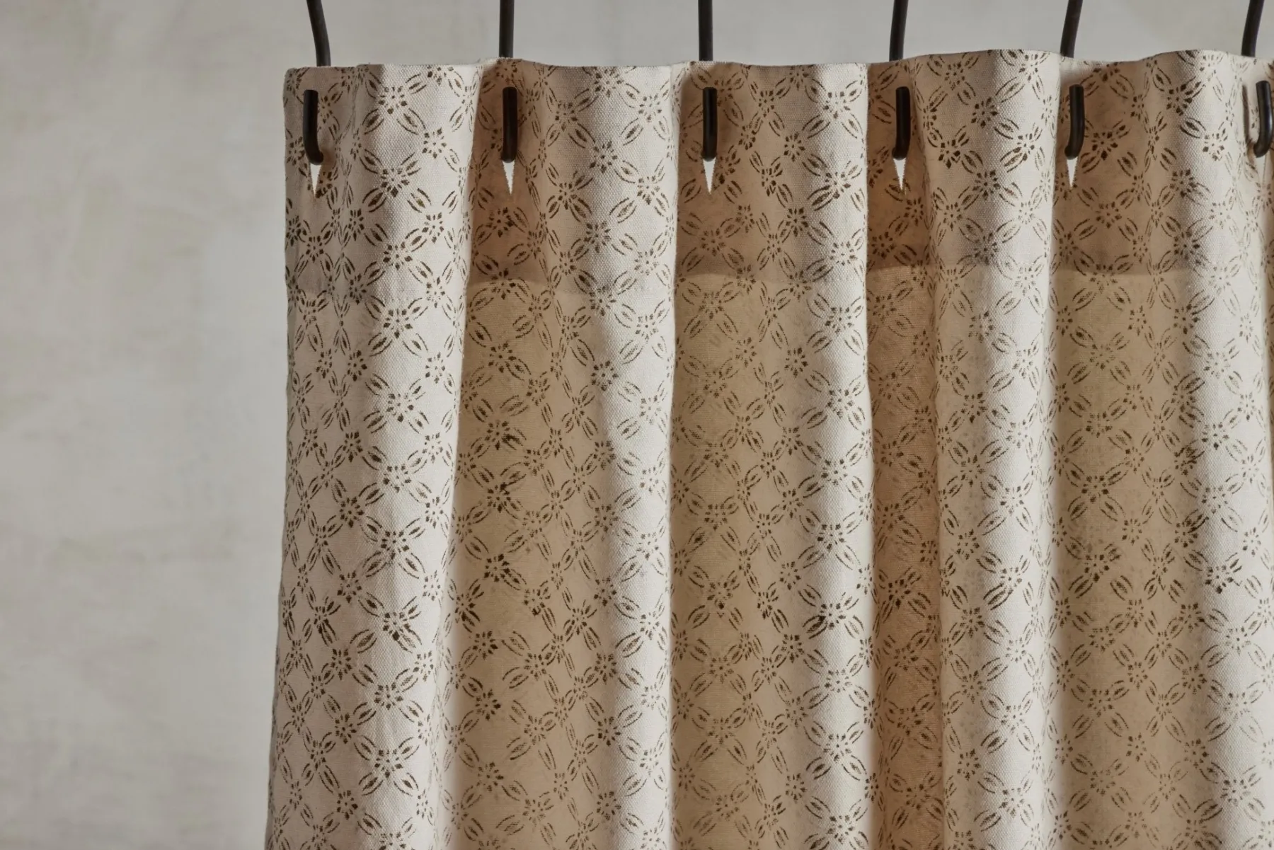 Shower Curtain in Chestnut Lattice*NICKEY KEHOE Sale