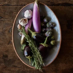 Small Serving Platter in Oat*NICKEY KEHOE Fashion