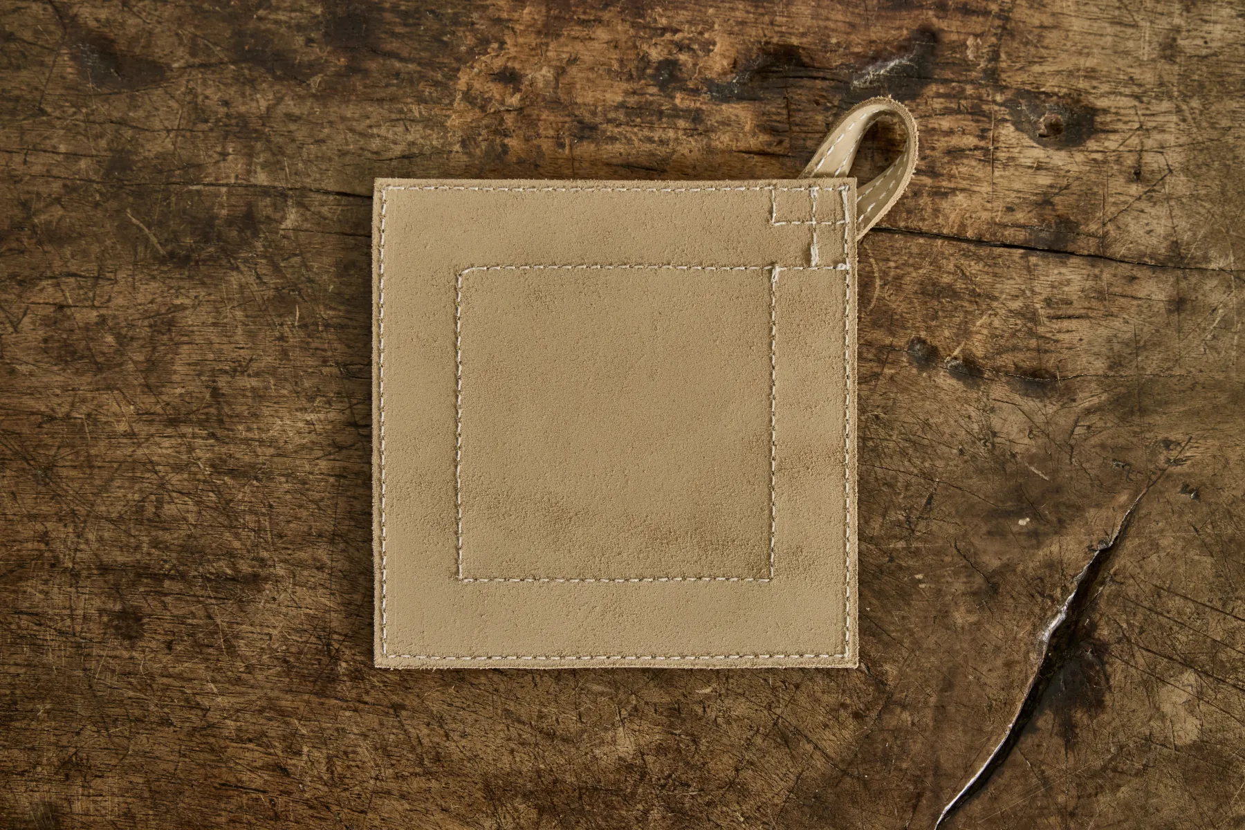 Suede Pot Holder in Desert Sand*AGNES BADDOO Clearance