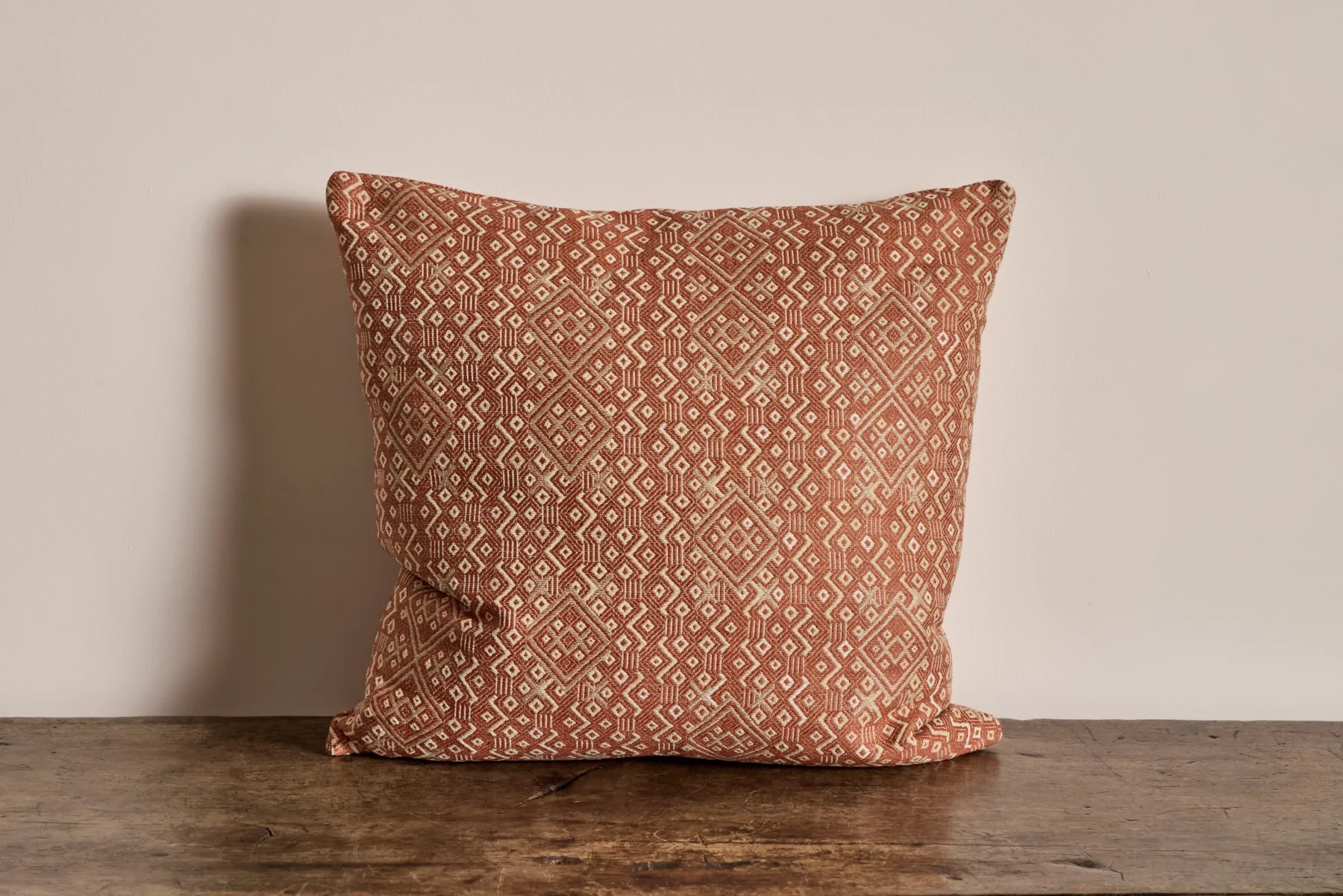 Susan Deliss Pillow in Criss Cross Orange*NICKEY KEHOE Outlet