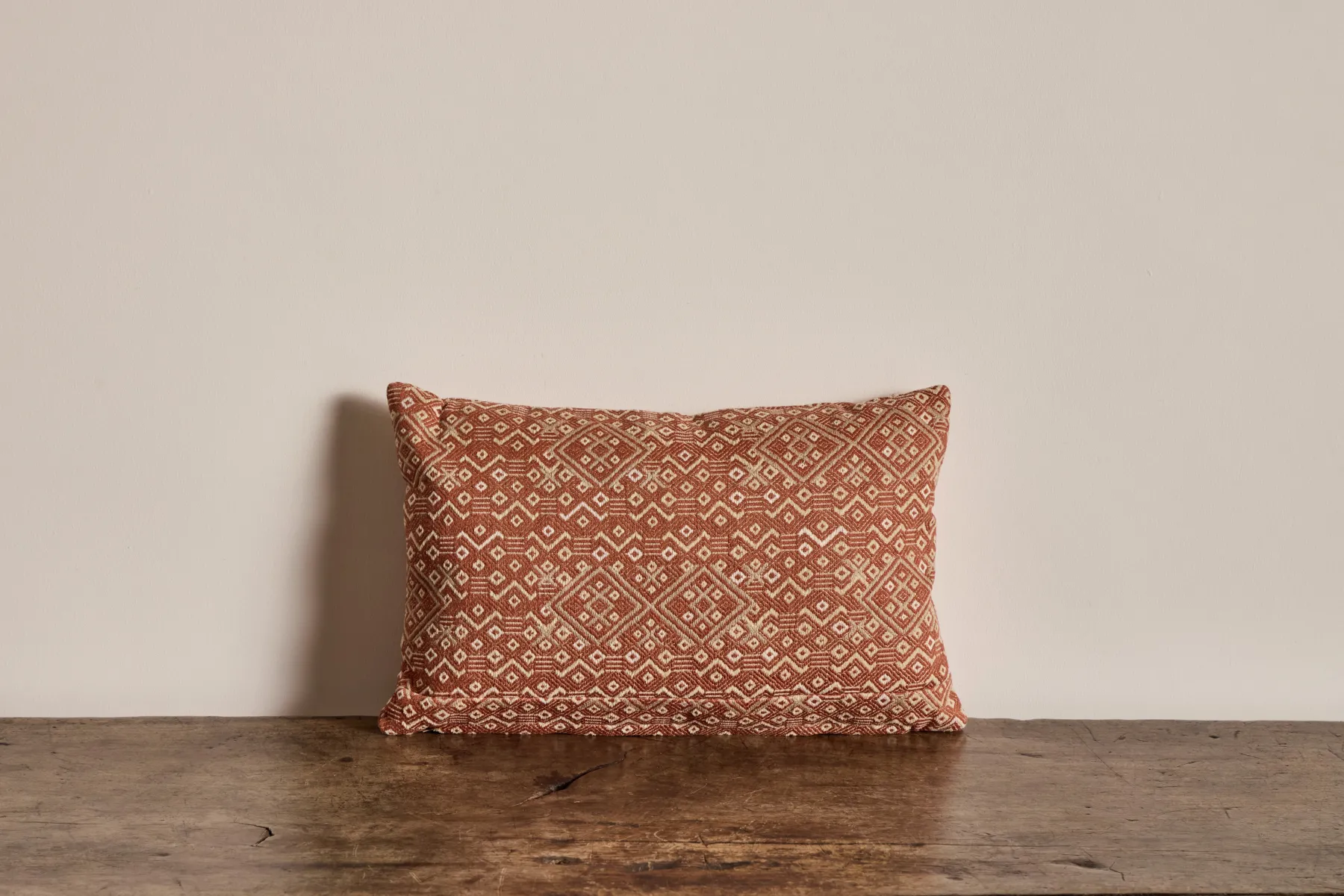 Susan Deliss Pillow in Criss Cross Orange*NICKEY KEHOE Outlet