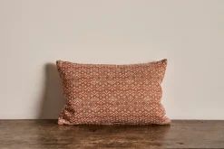 Susan Deliss Pillow in Criss Cross Orange*NICKEY KEHOE Outlet