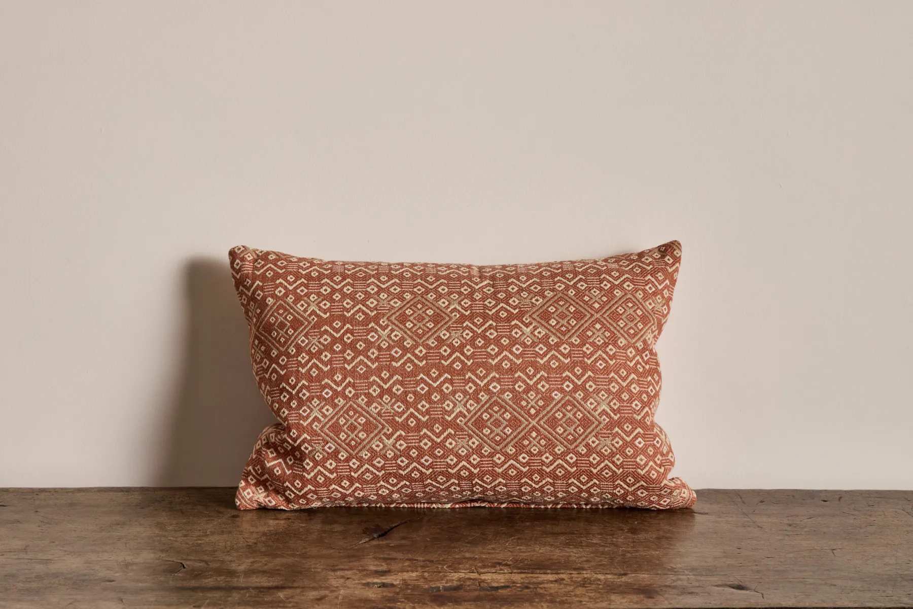 Susan Deliss Pillow in Criss Cross Orange*NICKEY KEHOE Outlet