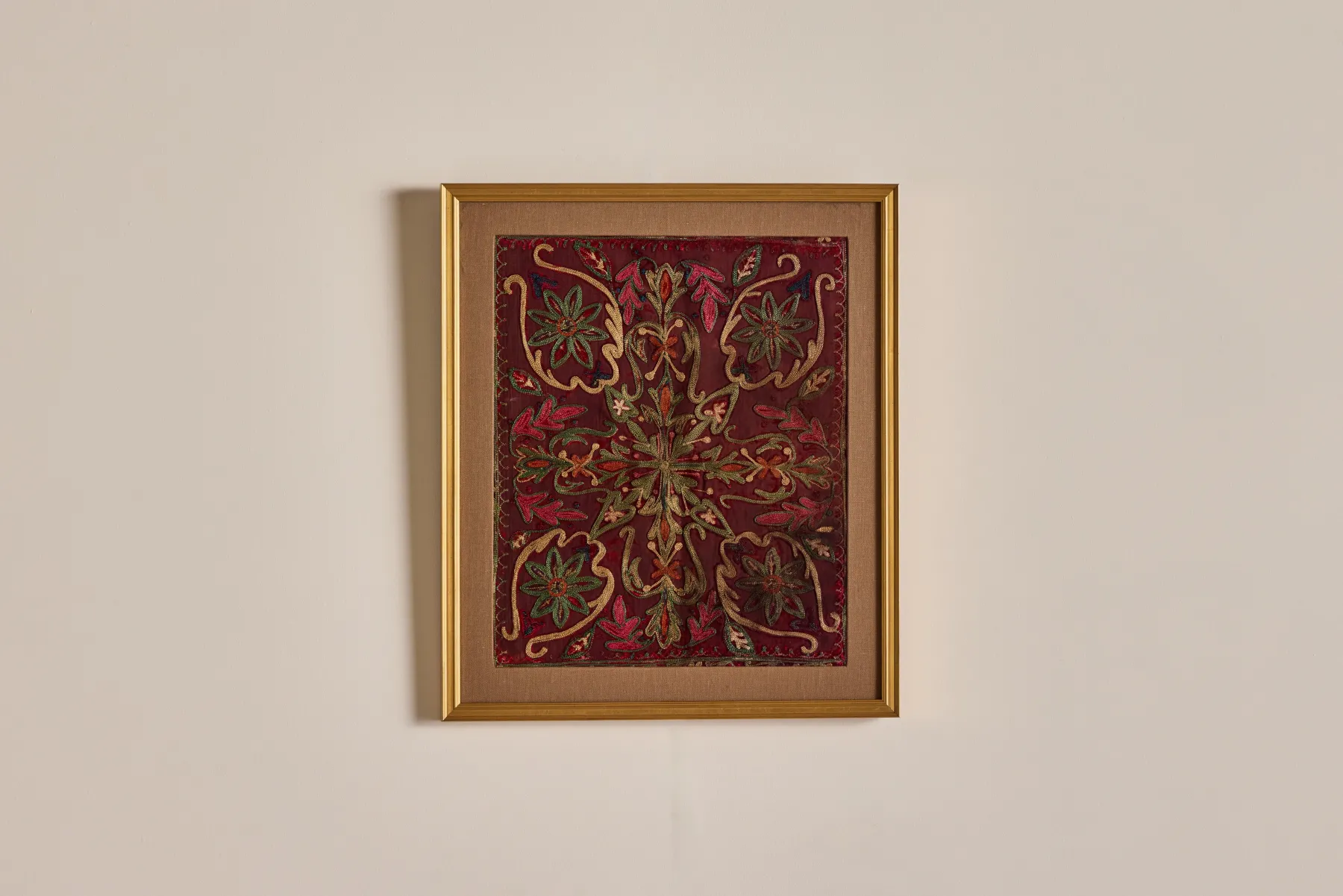 19th Century Embroidered Textile Art*VINTAGE Fashion