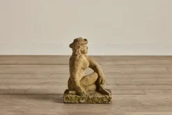 19th Century Male Stone Figure*VINTAGE New