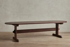 Trestle Dining Table, Oval*NICKEY KEHOE Best
