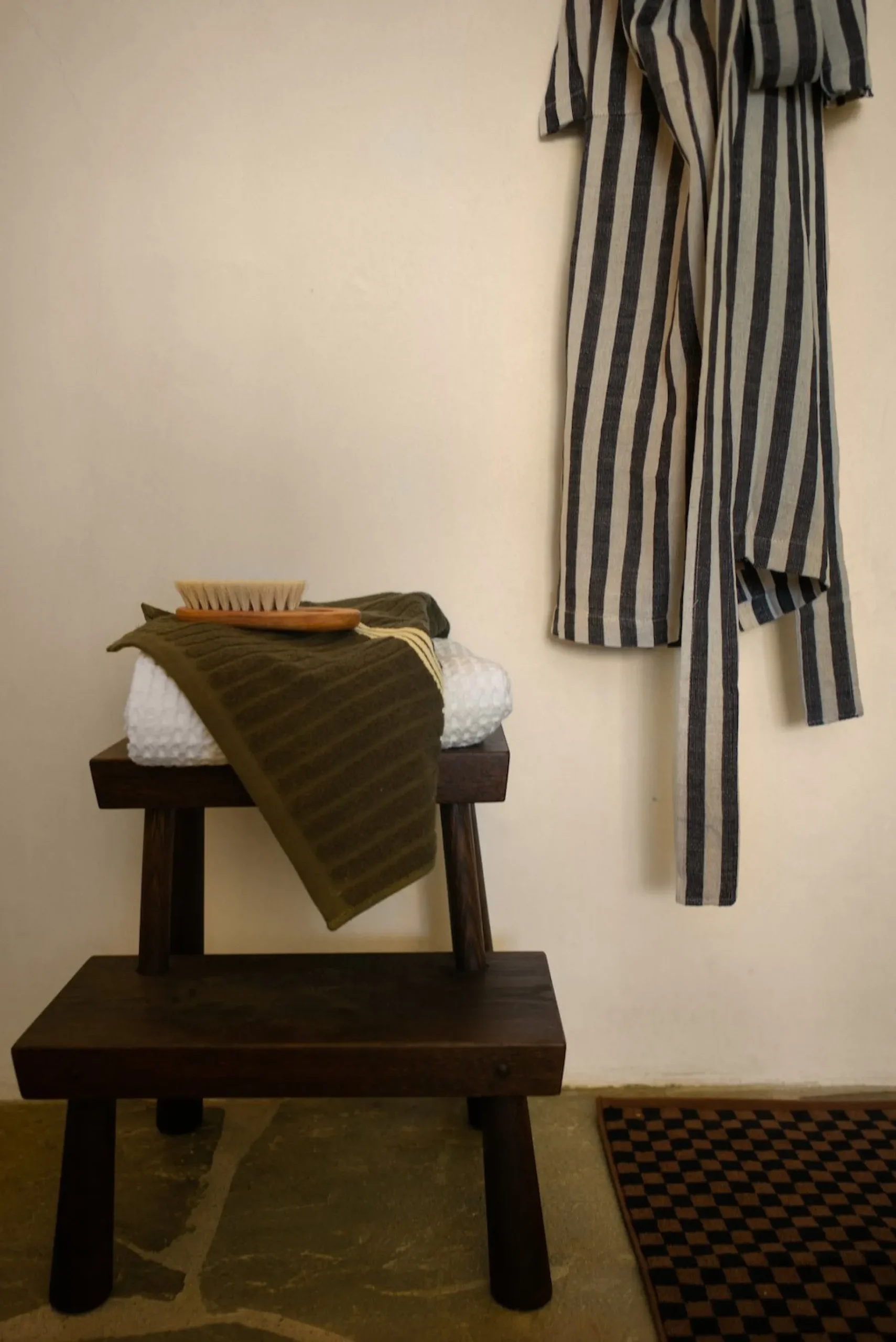 Two Step Stool in Black*BLACKCREEK MERCANTILE Clearance