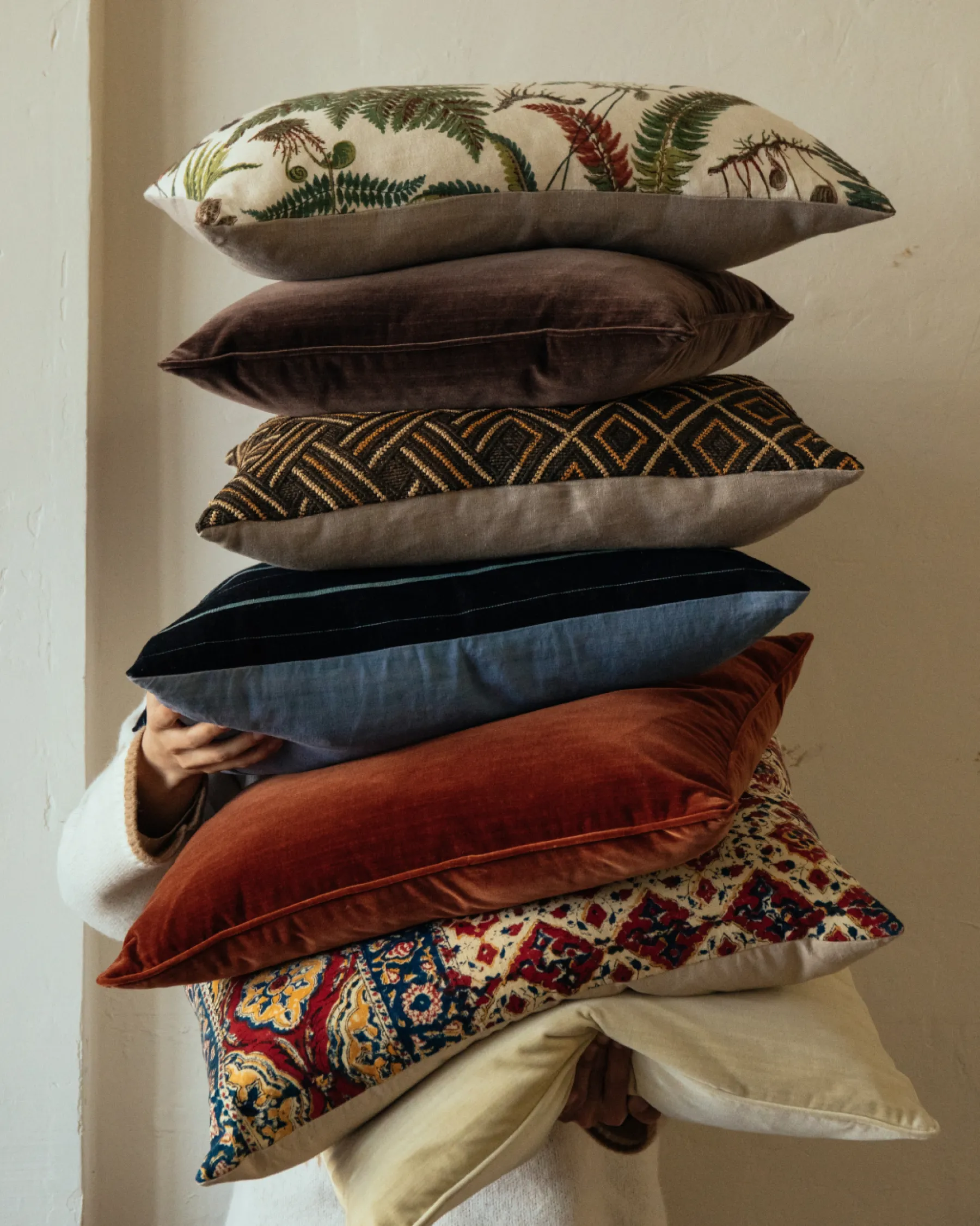 Velvet Pillow in Amber*NICKEY KEHOE Best