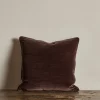 Velvet Pillow in Chocolate*NICKEY KEHOE New