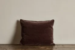 Velvet Pillow in Chocolate*NICKEY KEHOE New