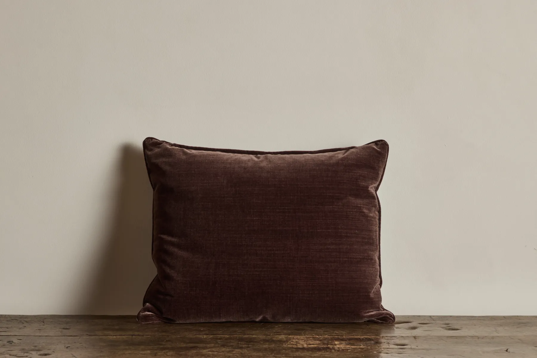 Velvet Pillow in Chocolate*NICKEY KEHOE New
