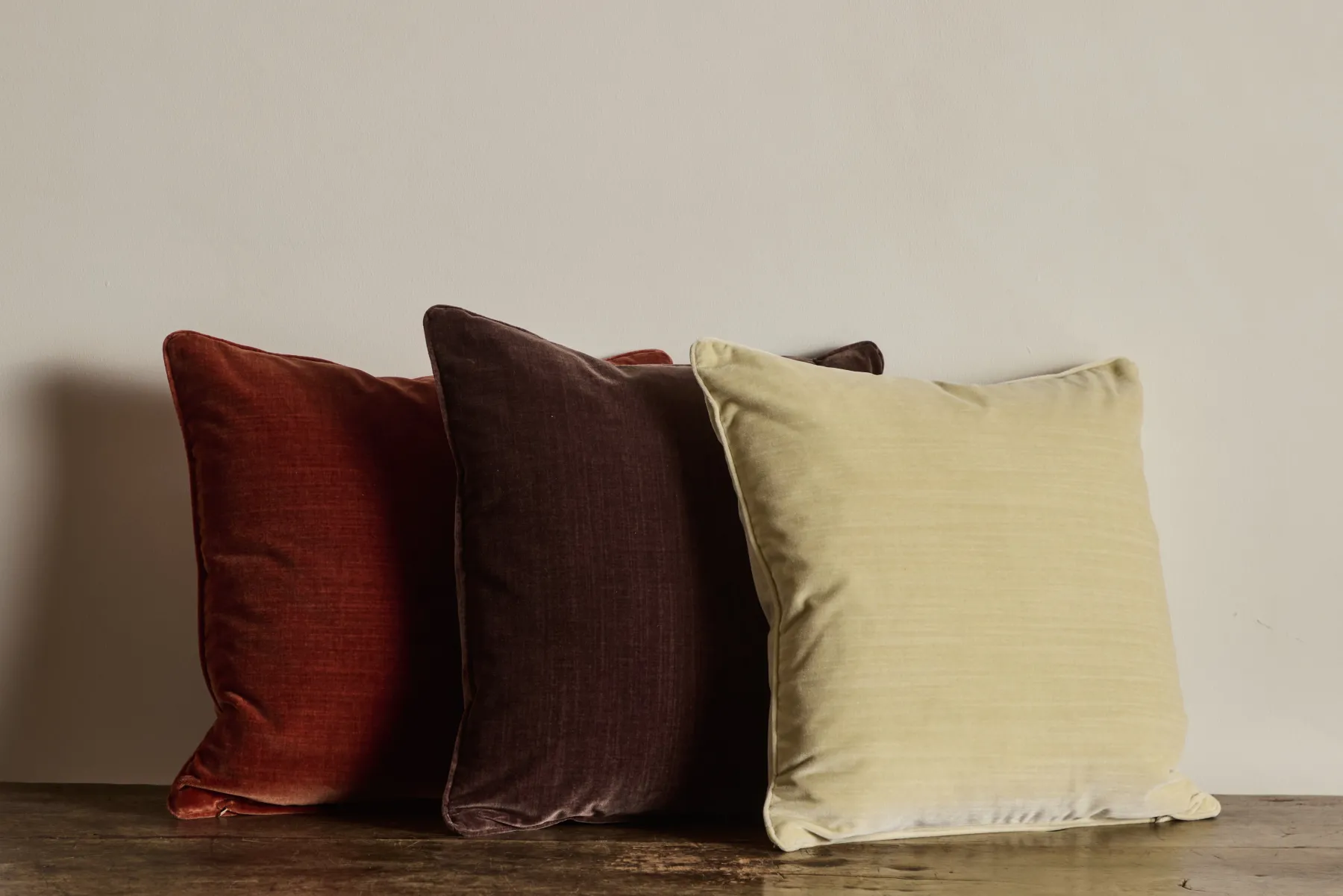 Velvet Pillow in Chocolate*NICKEY KEHOE New