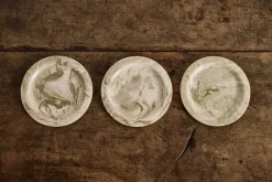 Vert Marbled Plate*TOTEM HOME Online