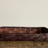 Woven Basket in Chocolate Buffalo*AGNES BADDOO Hot