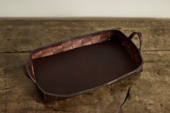 Woven Basket in Chocolate Buffalo*AGNES BADDOO Hot