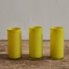 Yellow Straight Tall Glass*NICKEY KEHOE Outlet